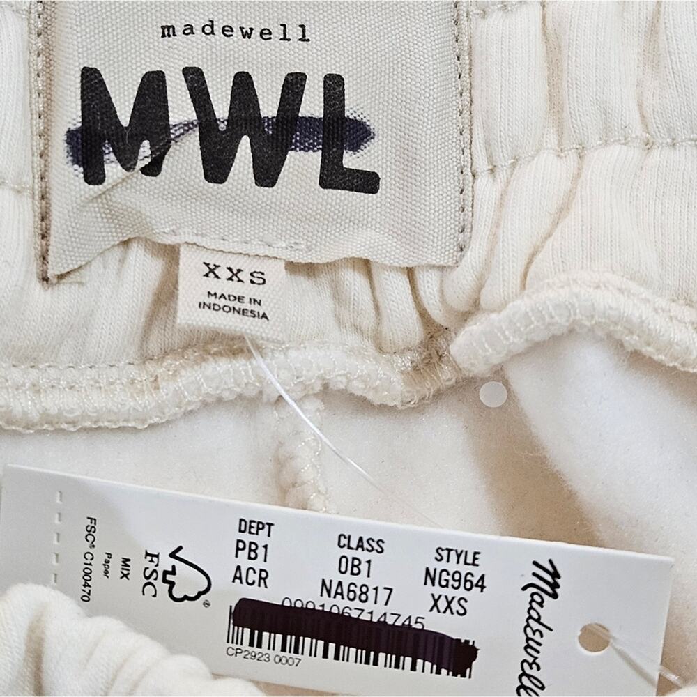 NWT Madewell MWL Brushed Pull-On Cargo Pants Size XXS - Picture 6 of 9